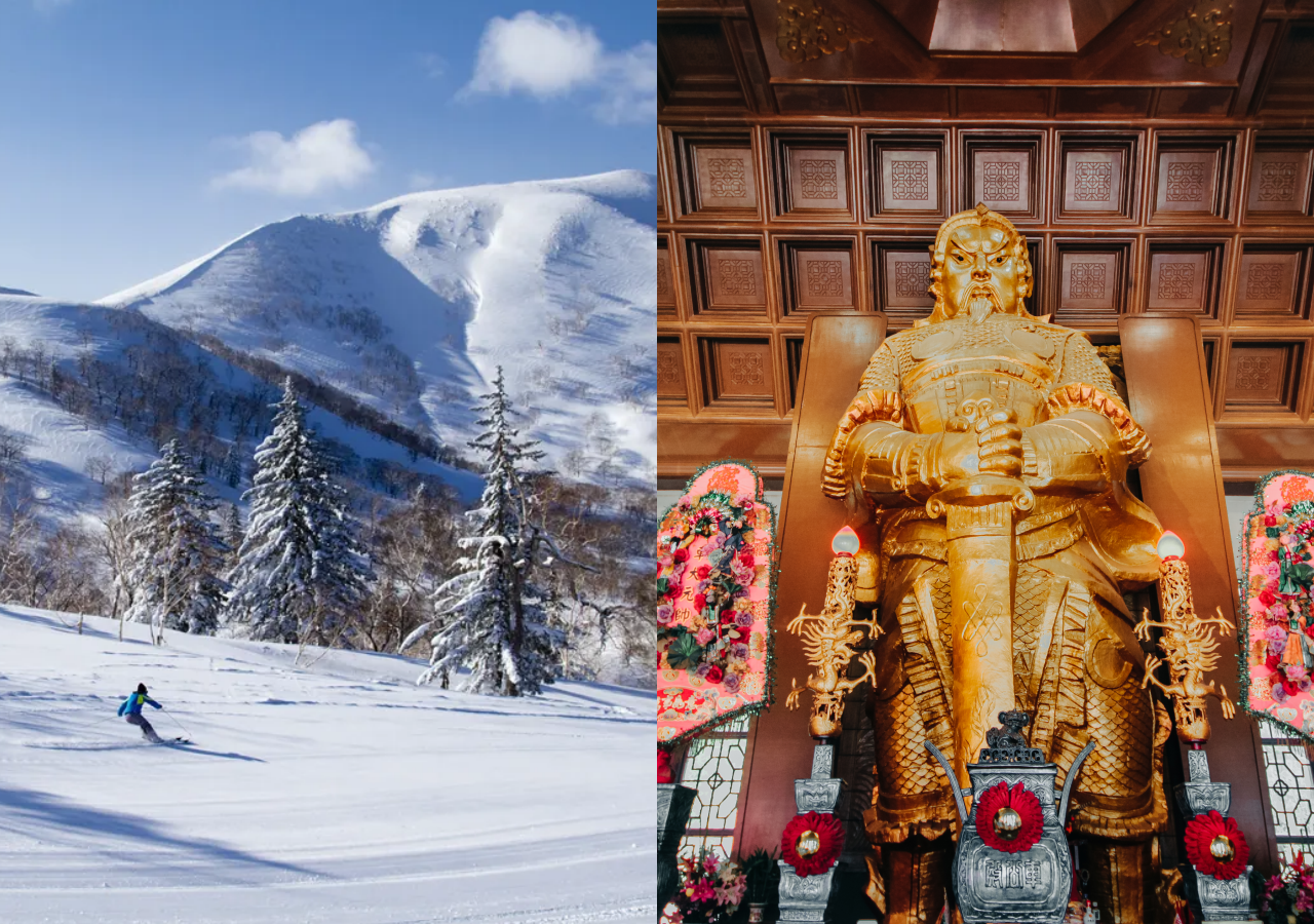 เที่ยว 2 ประเทศ : ญี่ปุ่น ฮอกไกโด & ฮ่องกง 6 วัน 4 คืน ตะลุยหิมะที่ KIRORO RESORT นั่ง GONDOLA สั่นระฆังแห่งรัก สัมผัสความโรแมนติกที่คลองโอตารุ เพลิดเพลินกับการช้อปปิ้ง พร้อมแช่ออนเซ็นเพื่อสุขภาพ แวะฮ่องกงไหว้พระเสริมดวง เพิ่มโชคลาภความปังให้ชีวิต โดยสายการบิน Greater Bay Airlines (HB)